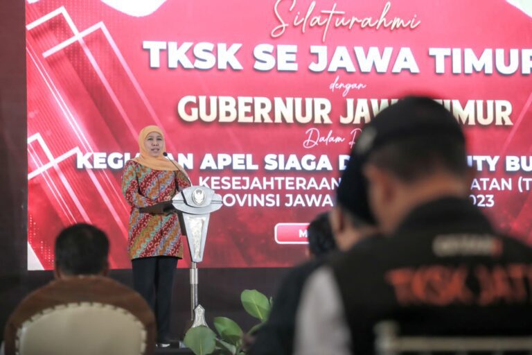 Gubernur Berikan Apresiasi TKSK Prov Jatim