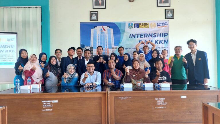 UPT RSBN Malang Dinsos Jatim Sambut Mahasiswa Internship dan KKN PLB Unesa.