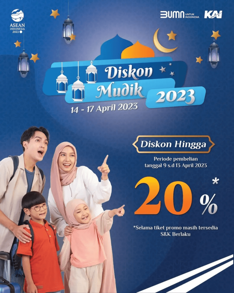 KAI Daop 8 Diskon Tiket Hingga 20 Persen untuk Keberangkatan 14-17 April