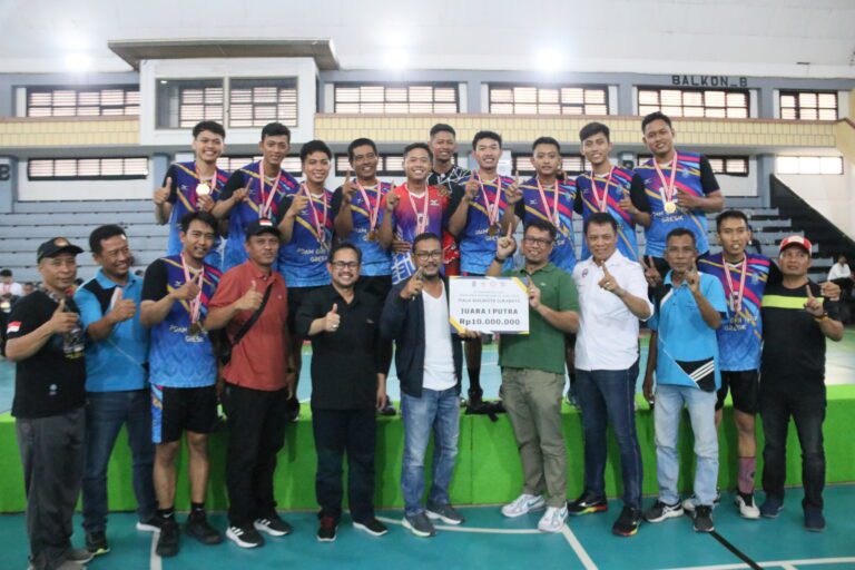 Putra : PDAM Gresik, Putri : Polda Jatim, Juara Piala Walikota 2023,