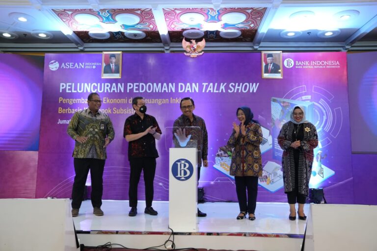 Bank Indonesia Luncurkan Buku Pedoman Pengembangan Keuangan dan Ekonomi Inklusif