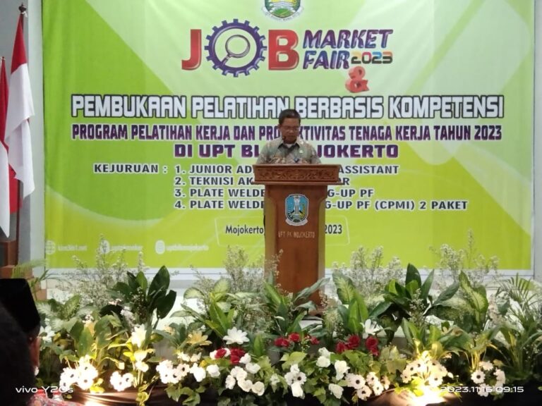 UPT BLK Mojokerto Gelar Job Market Fair 2023