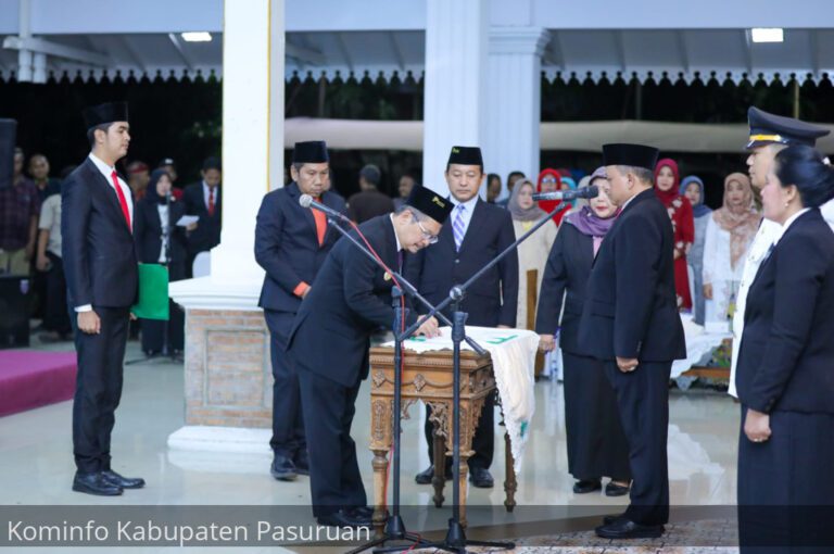 55 Pejabat Pemkab Pasuruan Dilantik