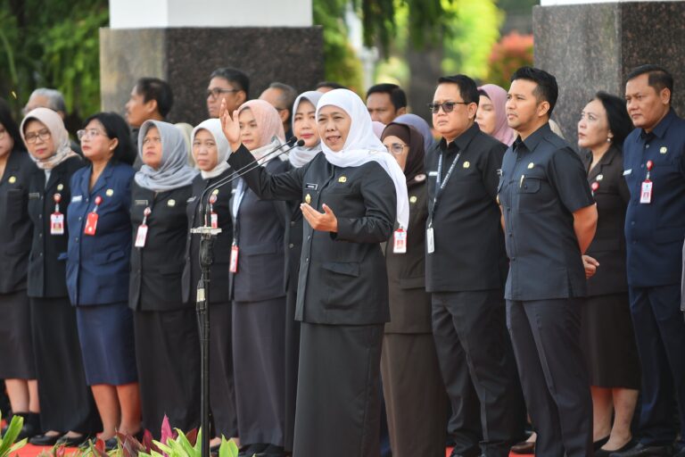 Pimpin Apel Terakhir, Gubernur Khofifah Sampaikan Hal yang Perlu Didorong Pemprov Jatim
