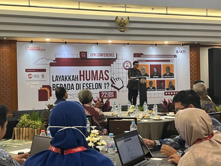 Humas Indonesia Gelar GPR Conference Diskusikan Kelayakan Posisi Humas pada Eselon I