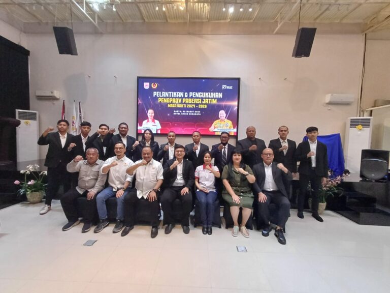 M. Nabil, Hadiri Pelantikan Pabersi Jatim periode 2024-2028