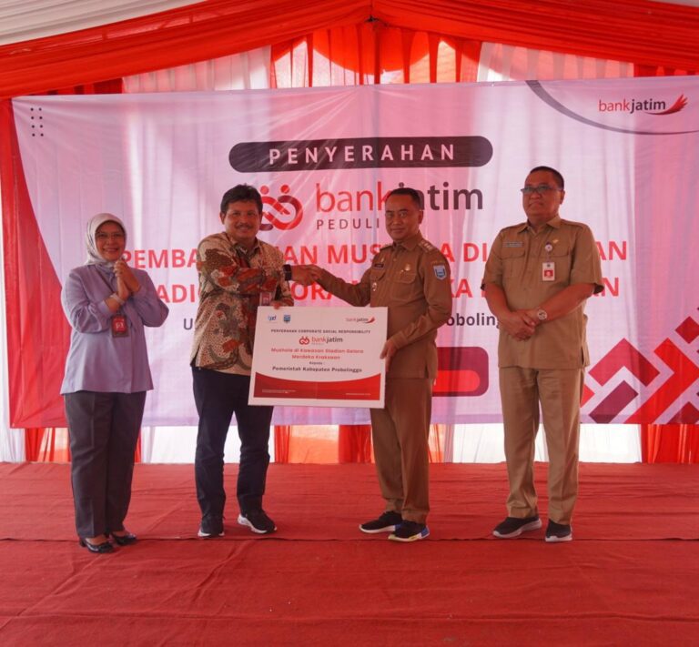 Bank Jatim Dukung Pembangunan Rumah Ibadah di Probolinggo