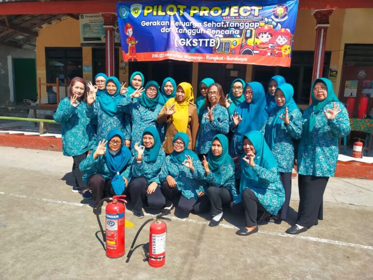 Jadi Pilot Project Nasional, Warga Wonorejo Surabaya Lebih Tanggap Terhadap Mitigasi Bencana Kebakaran