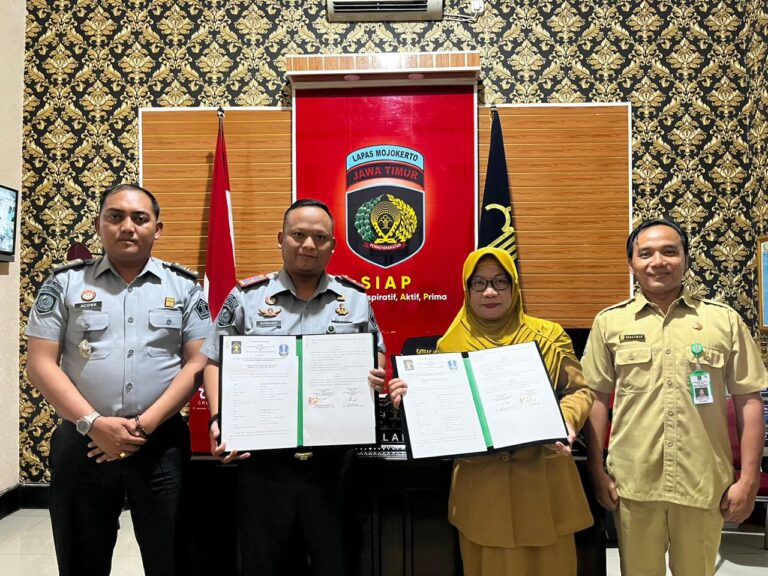 Lapas Mojokerto Jalin Kerjasama Pelatihan dengan BLK Mojokerto