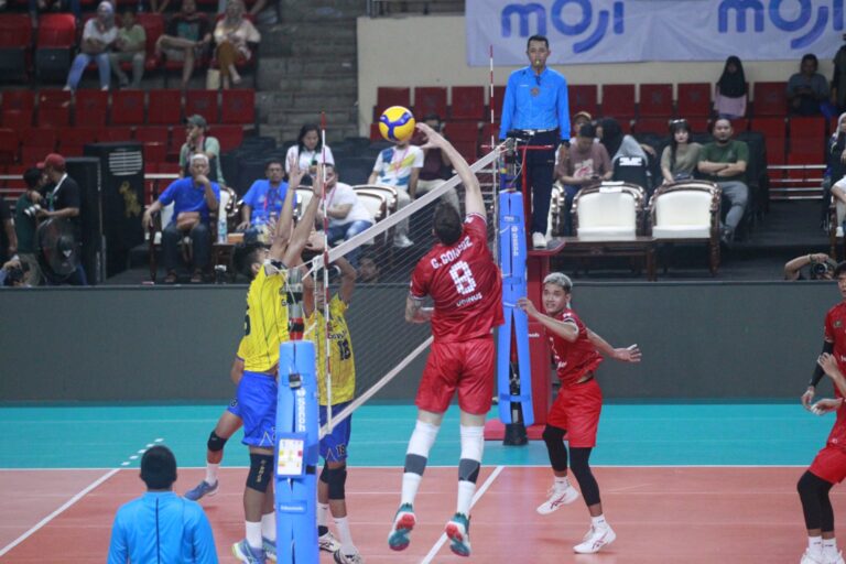 PLN Mobile Proliga 2024 ; Kudus Sukun Badak Raih Kemenangan Pertama