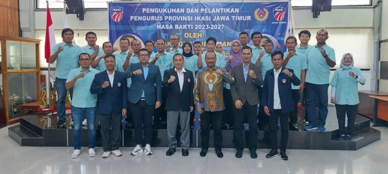 Ketum  PB Lantik Pengprov IKASI Jatim