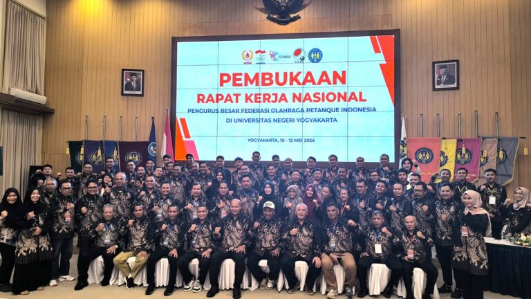 Rakernas PB FOPI, Fokus Tingkatkan Partisipasi dan Prestasi Petanque Indonesia di Tingkat Dunia
