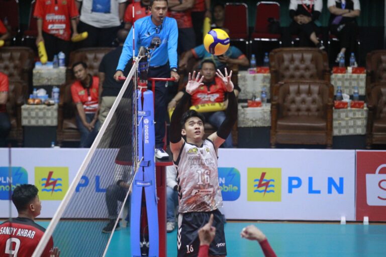 PLN Mobile Proliga 2024 : Bhayangkara Presisi Kalahkan Pertamina Pertamax