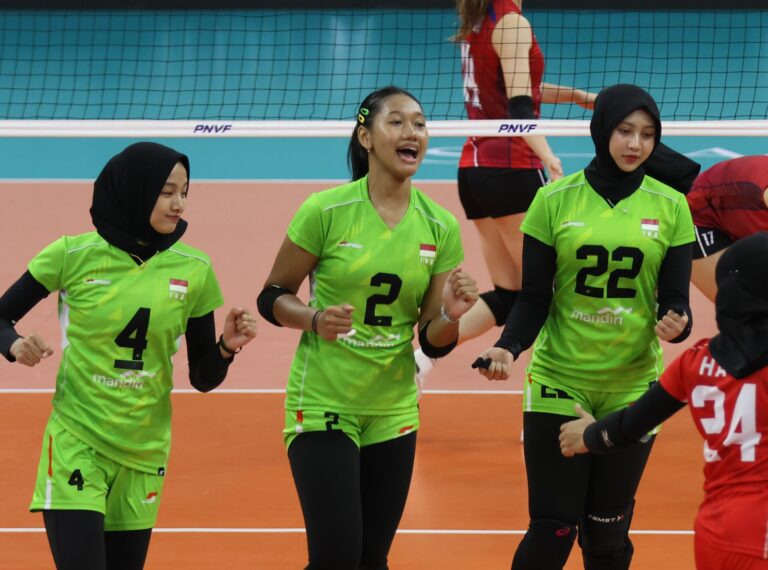 Indonesia di Peringkat Ke VII di AVC Challenge Cup 2024