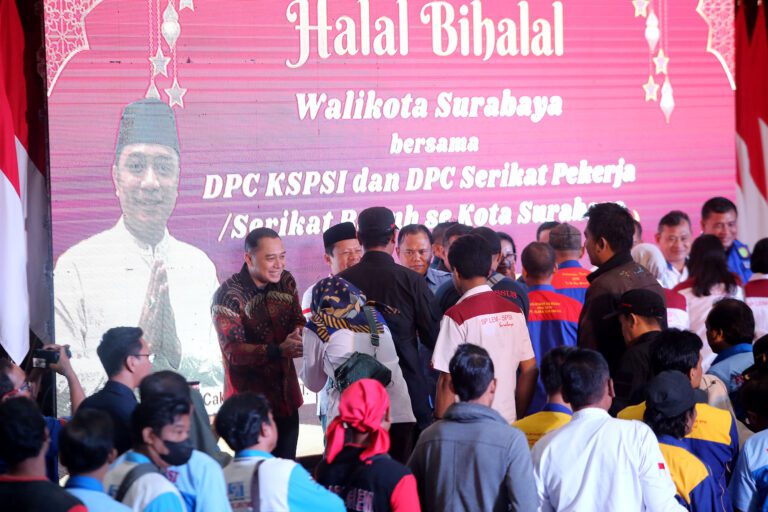 Wali Kota Eri Cahyadi Bersama SPSI Jalin Kolaborasi Wujudkan Kesejahteraan Pekerja Surabaya