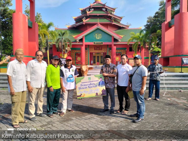 Kurban 100 Kambing dan 15 Ekor Sapi, Pemkab Pasuruan Salurkan ke Ponpes, Masjid dan Mushola