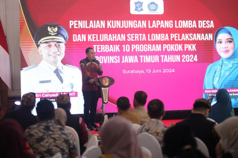 Jemur Wonosari Masuk 3 Besar Lomba Desa dan Kelurahan Terbaik 10 Program PKK Jatim 2024