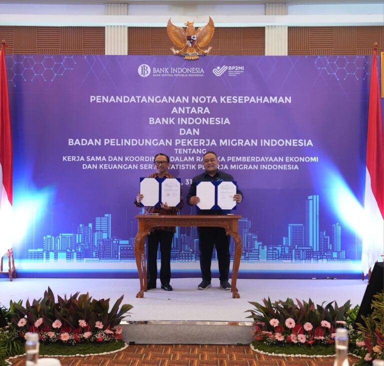 BI dan BP2MI Perkuat Kerja Sama Peningkatan Kesejahteraan Pekerja Migran