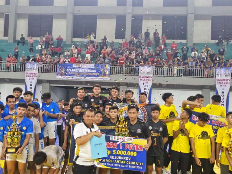 Kejurprov  Bola Voli U-17, Juara Putra BOMA  Bojonegoro, Putri Jenggolo Sidoarjo