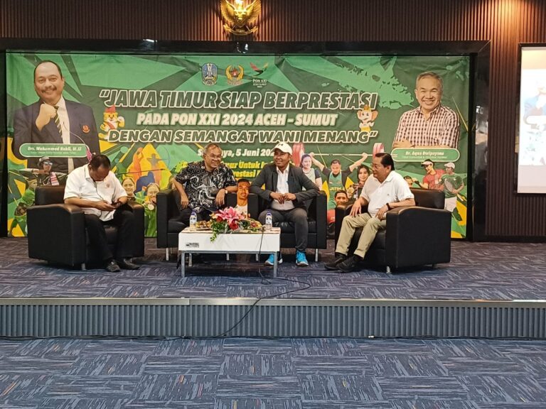 Atlet dan Pelatih Puslatda PON XXI Jatim Menerima Siraman Motivasi
