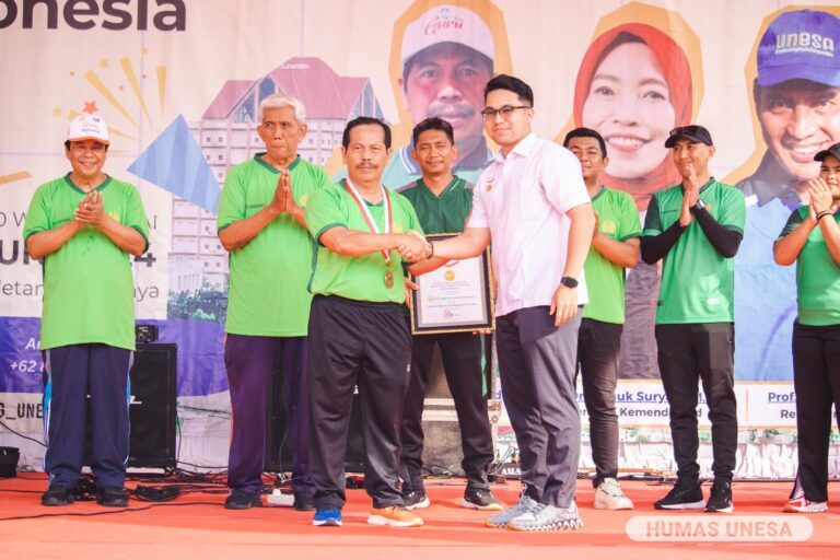 BPPG UNESA Luncurkan Senam Guru Indonesia dan Pecahkan Rekor MURI