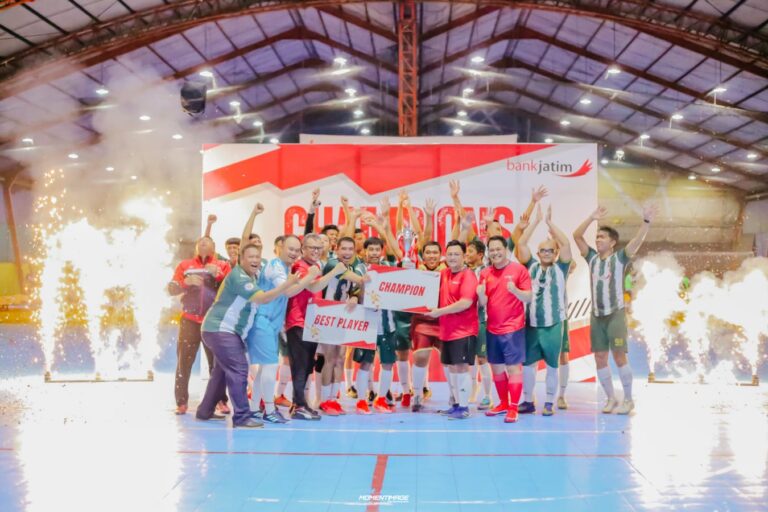 Bank Jatim Gelar Liga Futsal Antar Divisi untuk Menggiatkan Olahraga bagi Karyawan