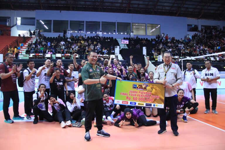 PLN Mobile Proliga 2024 : Usai Kalahkan Popsivo Polwan, Putri Jakarta BIN Juara Putaran Final Four Seri Pertama