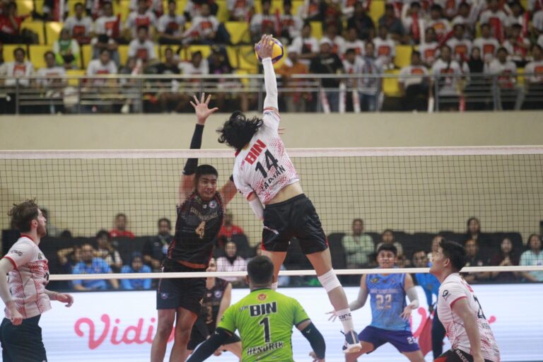 PLN Mobile Proliga 2024 : Akhirnya Pecah Telur STIN BIN, Usai Kalahkan Bank SumselBabel