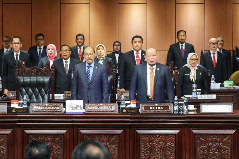 Meski Banyak Interupsi, Sidang Paripurna DPD RI Happy Ending