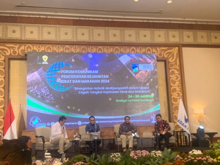 BPOM Adakan Forum Komunikasi Pencegaham Kejahatan Obat dan Makanan