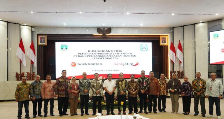 Bank Jatim Terima Kunjungan Kerja Pemprov Banten dan Bank Banten,Bahas Potensi Sinergitas Bisnis