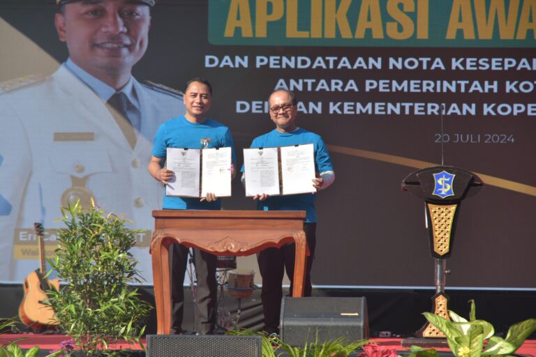 Puncak Harkopnas Ke-77, Wali Kota Eri Ajak Gotong Royong Perkuat Ekonomi Mikro 