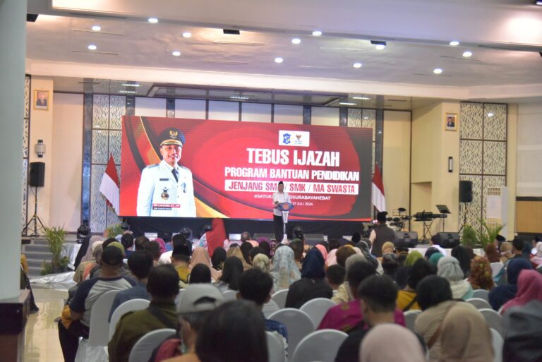 Pemkot Surabaya Bersama Baznas Tebus Ijazah 754 Pelajar SMA/SMK Swasta 