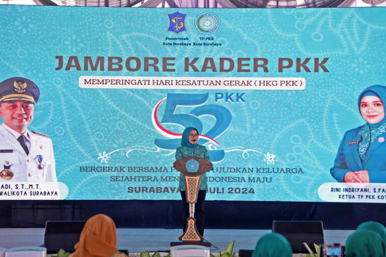 Gelar Peringatan HKG PKK Ke-52, Pemkot Surabaya Minta Kader Aktif Sosialisasi 10 Program 