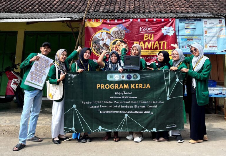 Mahasiswa KKN UIN SATU Rebranding Produk UMKM di Desa Prambon Trenggalek