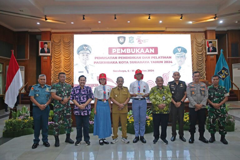 Pemkot Surabaya Resmi Buka Pemusatan Pendidikan dan Pelatihan Calon Paskibraka 2024