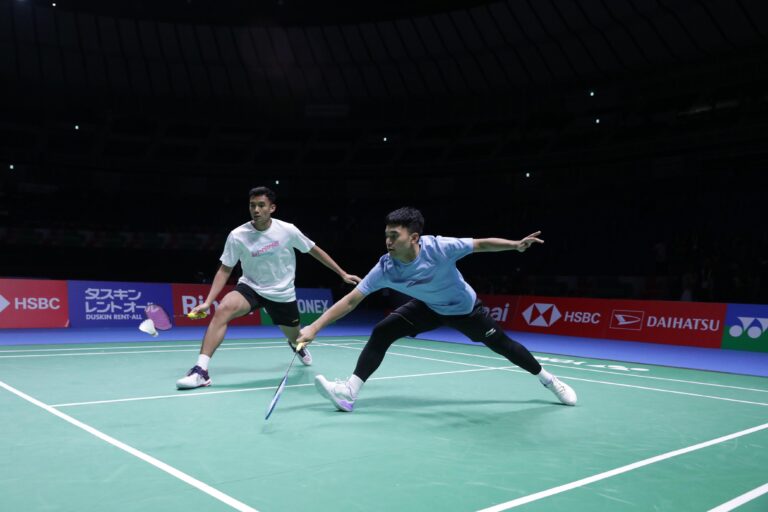 Jelang Daihatsu Japan Open 2024 : Skuad Indonesia Mencicipi Latihan Perdana di Yokohama Arena