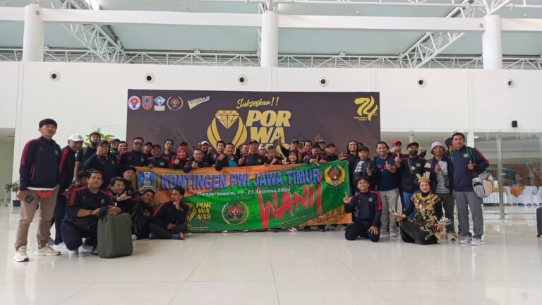 Tiba di Banjarmasin, Atlet Porwarnas Jatim Langsung Geber Latihan