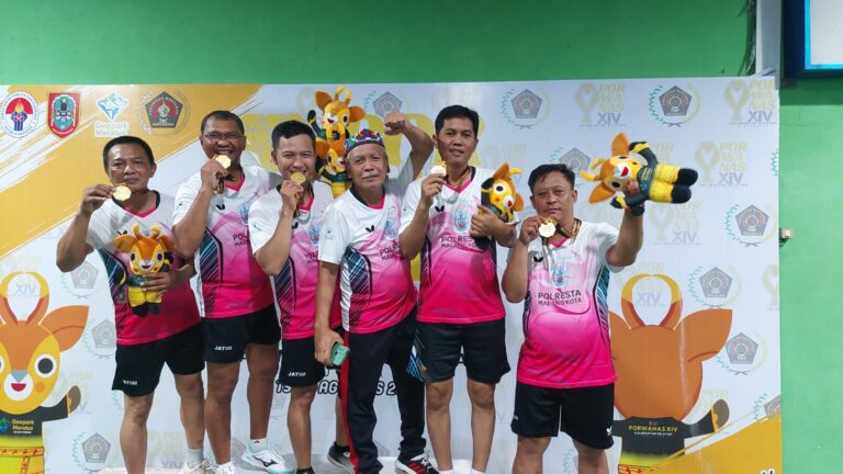 Tenis Meja Jatim Sumbang Medali Emas Pertama di Porwanas XIV Kalsel