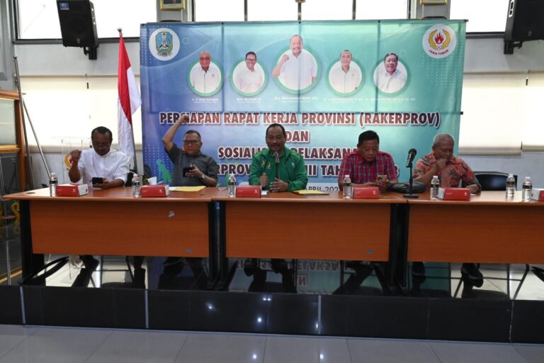 Gelar Rakor Satgas PON Aceh-Sumut, Pastikan Kesiapan Terakhir Kontingen KONI Jatim