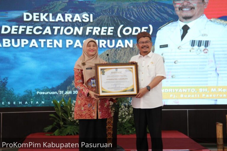 Selamat, Kabupaten Pasuruan 100 Persen ODF