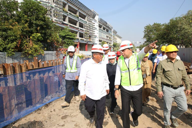 Sidak Tunnel TIJ – KBS, Wali Kota Eri Sebut Pengerjaan Struktural Sudah 70 Persen