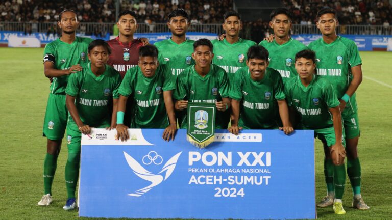 PON XXI 2024 : Jatim Bertemu Jabar di Final Sepak Bola Putra PON XXI