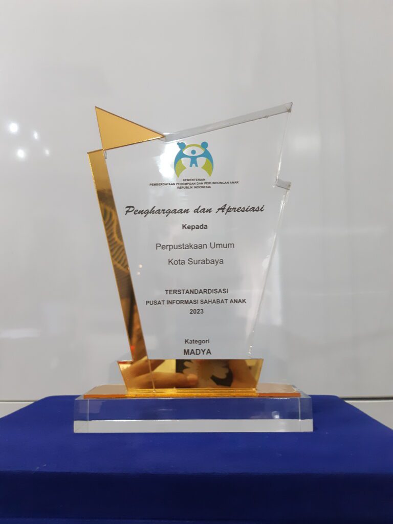 Perpustakaan Umum Kota Surabaya Raih Standarisasi PISA Kategori Madya dari Kemen PPPA RI