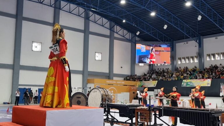Team Drumband Masih Optimis Bisa Raih Satu Medali Emas Lagi