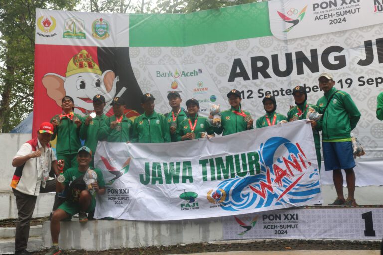 PON XXI 2024 : FAJI Jatim Sumbang 2 Medali Perak