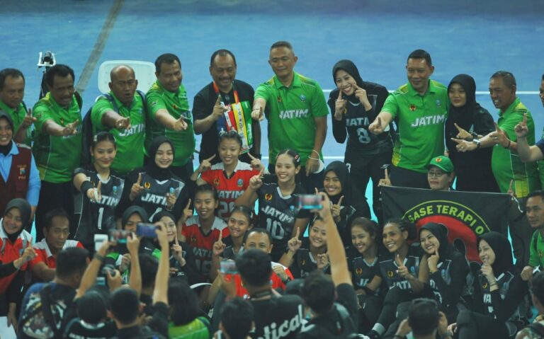 PON XXI 2024 : Jatim Lolos Ke Final Voli Putri