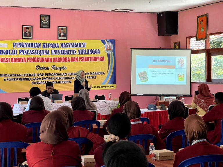 Pasca Sarjana Unair Siapkan Satgas Siswa Anti Narkoba