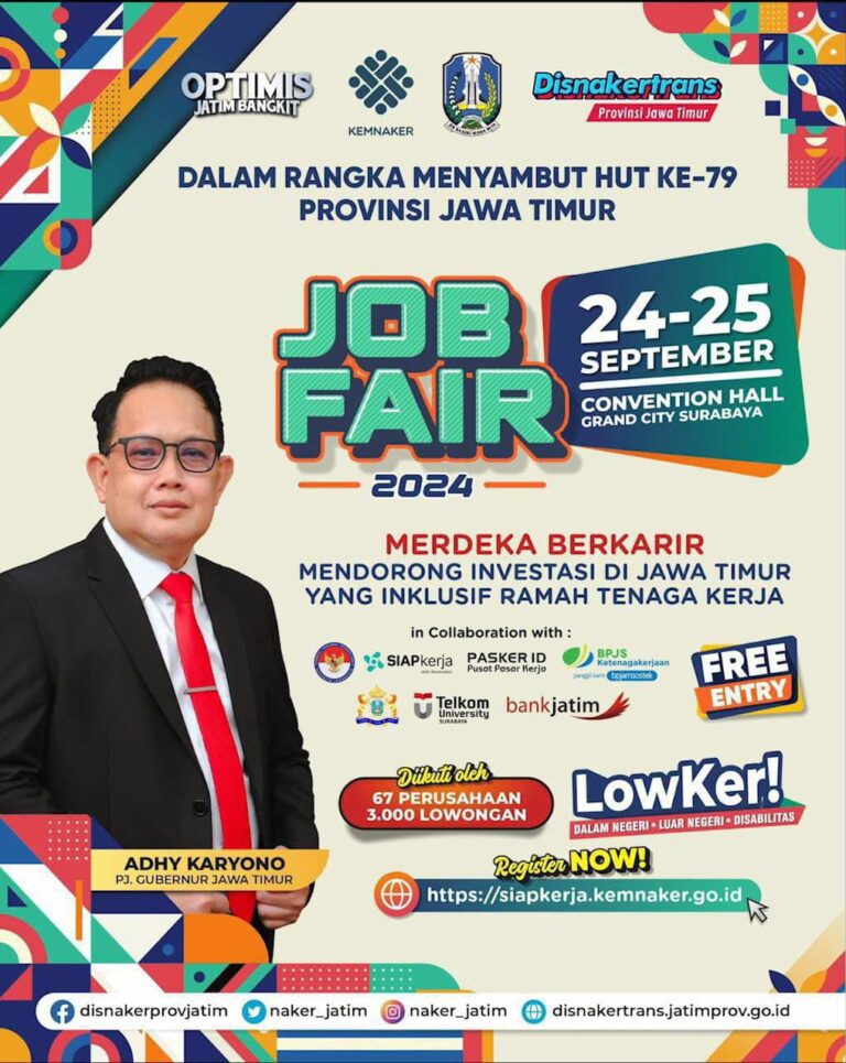 Pemprov Jatim Gelar Job Fair 2024