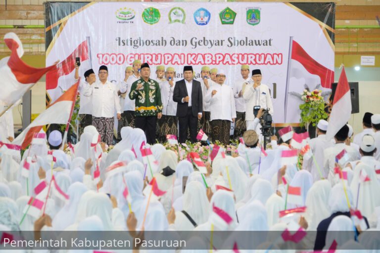 Pj Bupati Pasuruan Hadiri Istighosah dan Gebyar Sholawat KKPGAI